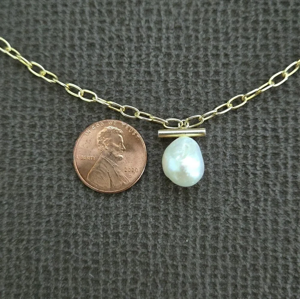 Stationary Freshwater Pearl Necklace - NWT